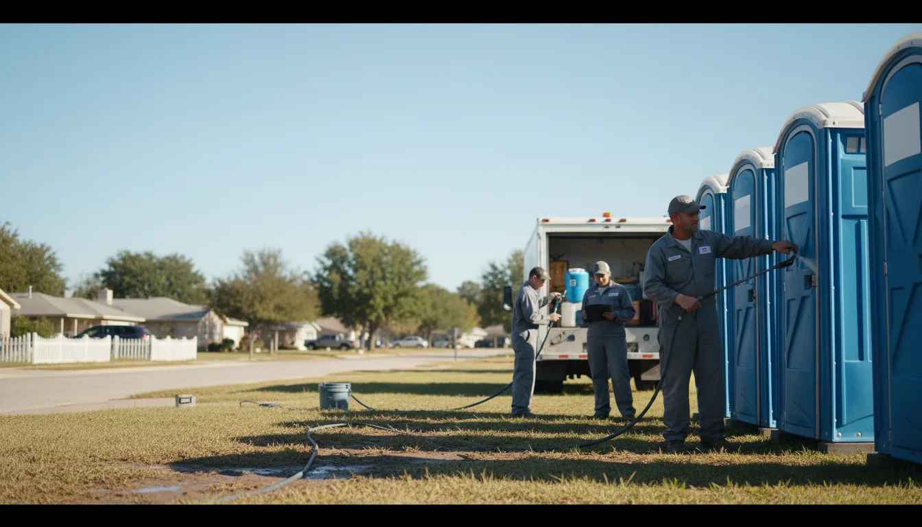 Long-Term Portable Toilet Rental in Coldwater, KS near me